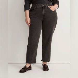 NWT Madewell The Curvy Plus Perfect Vintage Straight Jean in Lunar Wash NF775